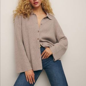 Fantino Cashmere Collared Cardigan size M